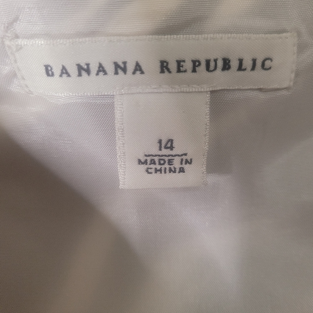 Banana Republic Sleeveless 100% Silk Dress Size 14 - Picture 2 of 7